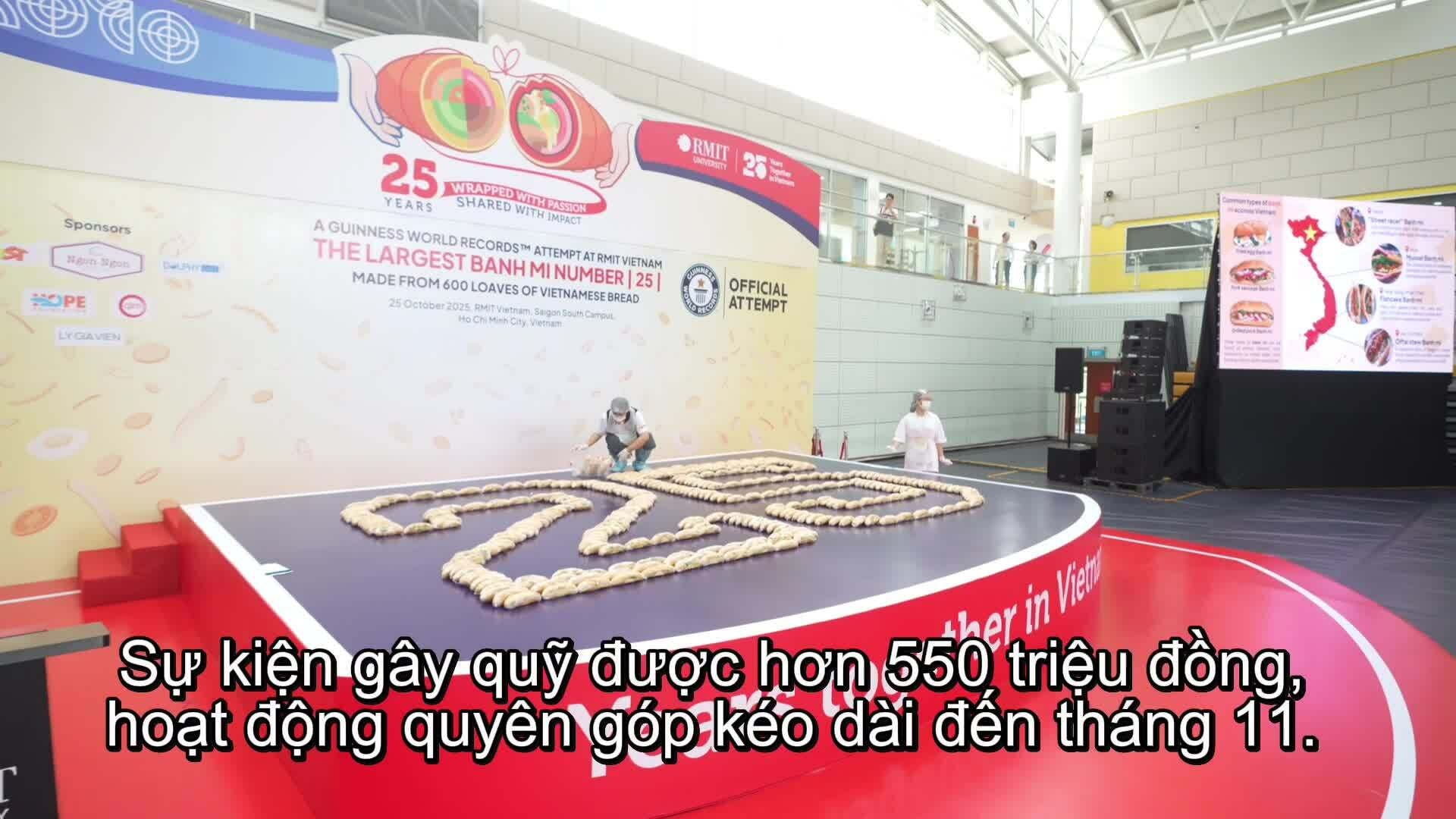 Hành trình 'kỷ lục bánh mì' hỗ trợ thanh thiếu niên khó khăn