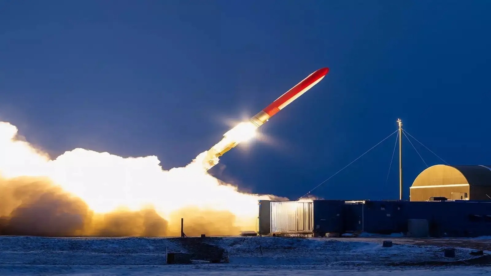 Vụ phóng tên lửa Burevestnik. Ảnh AL24 News