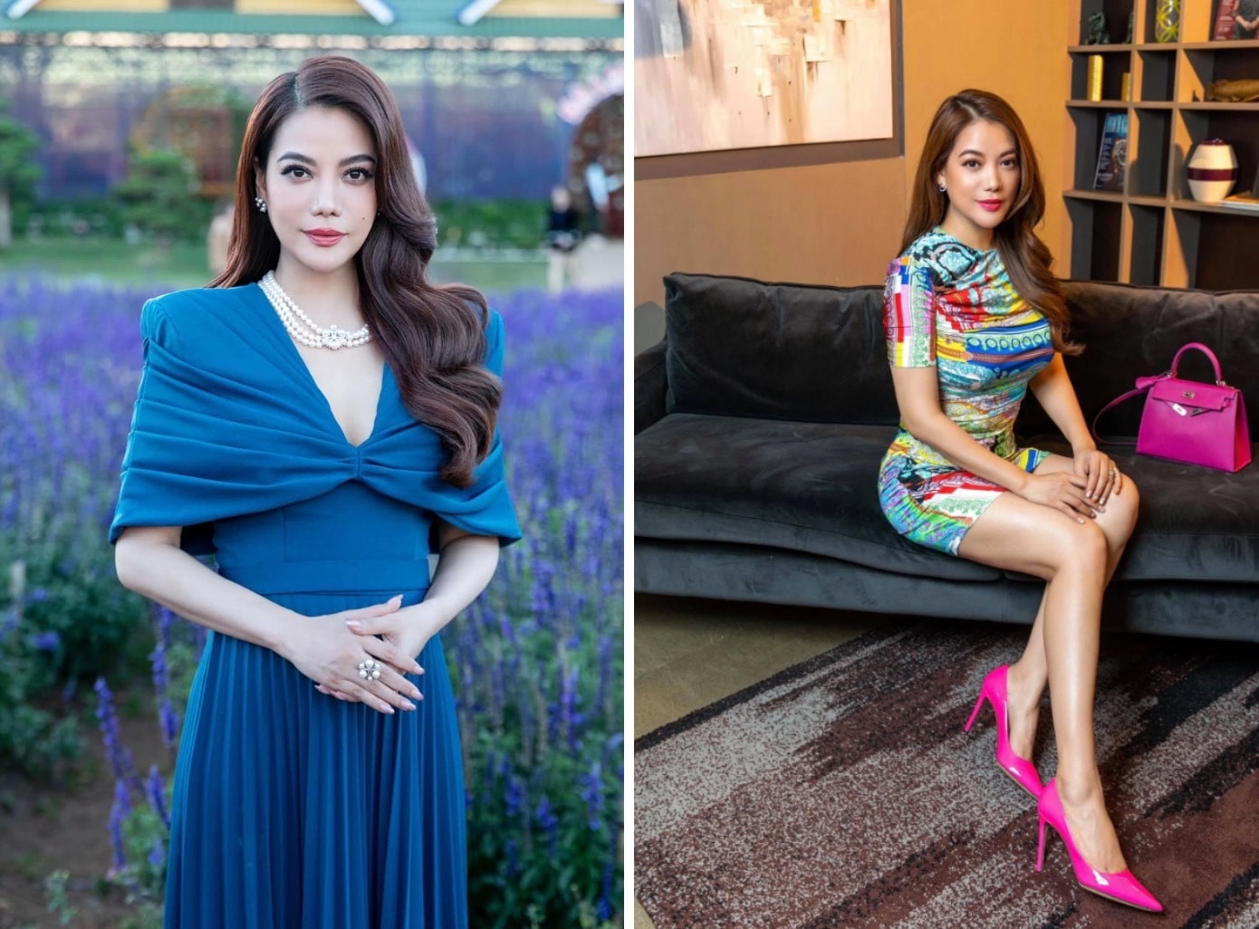 Nữ diễn viên sở hữu xe sang, đồ hiệu đắt đỏ.