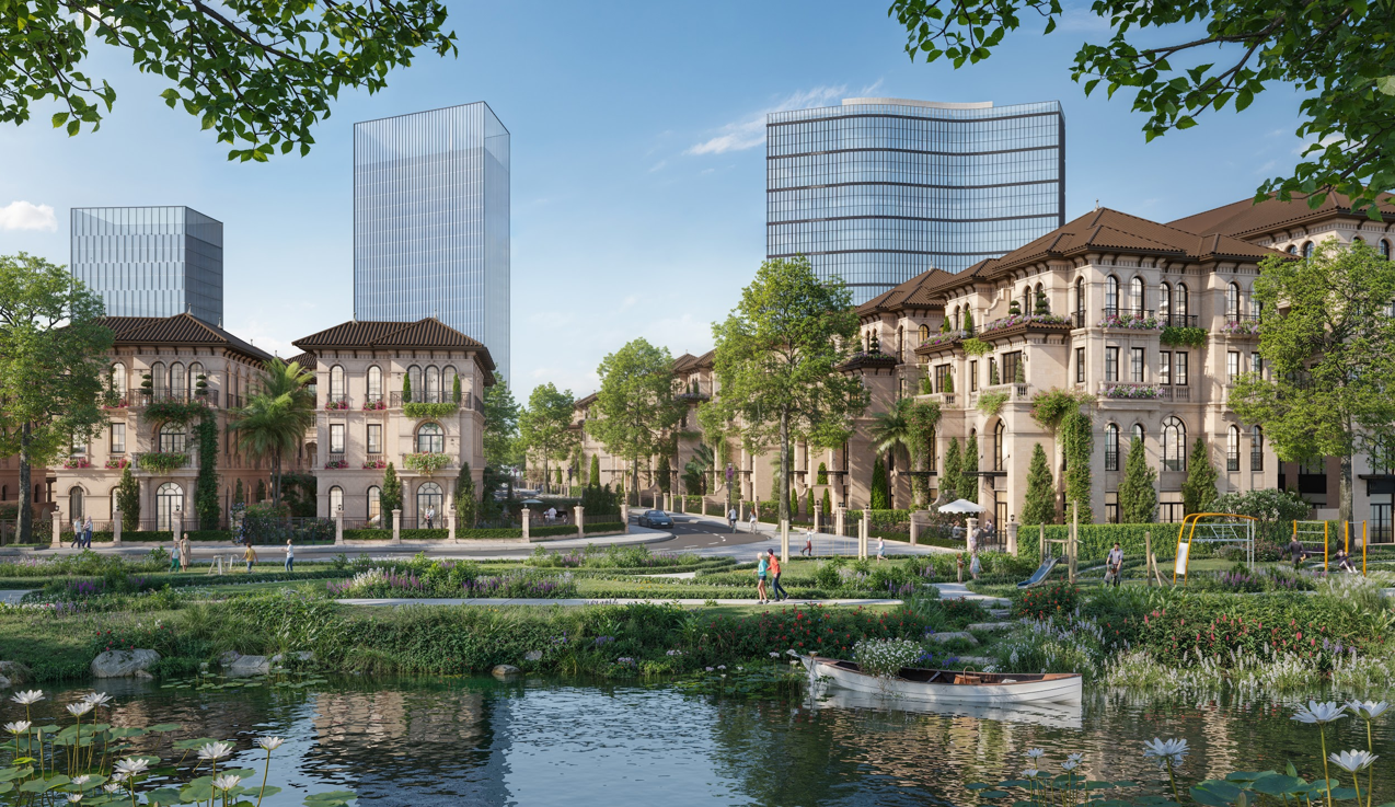 Phối cảnh Tiểu khu 5, Alluvia Onsen.