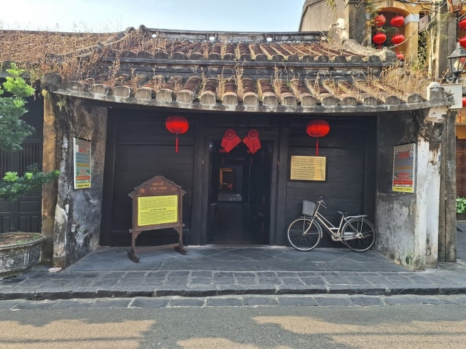 Mặt tiền nhà cổ Quân Thắng. Ảnh: Nguyễn Tâm Hùng