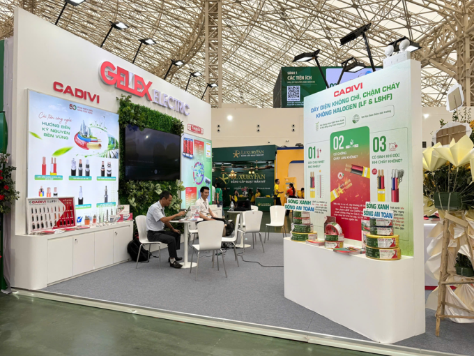 Sản phẩm cáp điện CADIVI đã có mặt tại nhiều công trình trọng điểm và chinh phục thị trường quốc tế. Ảnh: Gelex Electric