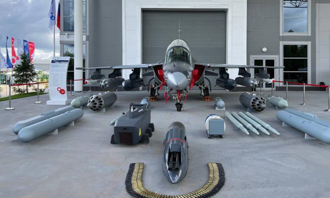 Máy bay Yak-130M trong ảnh đăng năm 2024. Ảnh: Yakovlev