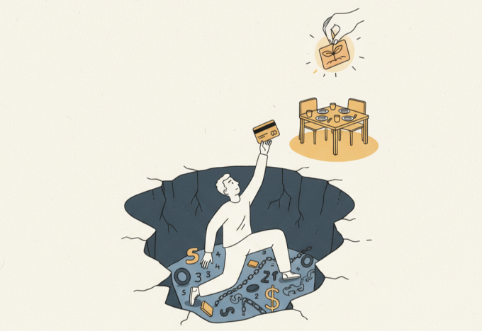 Vợ vẫn ở bên dù nhà tôi chỉ còn nửa chén gạo, gói mì, quả trứng