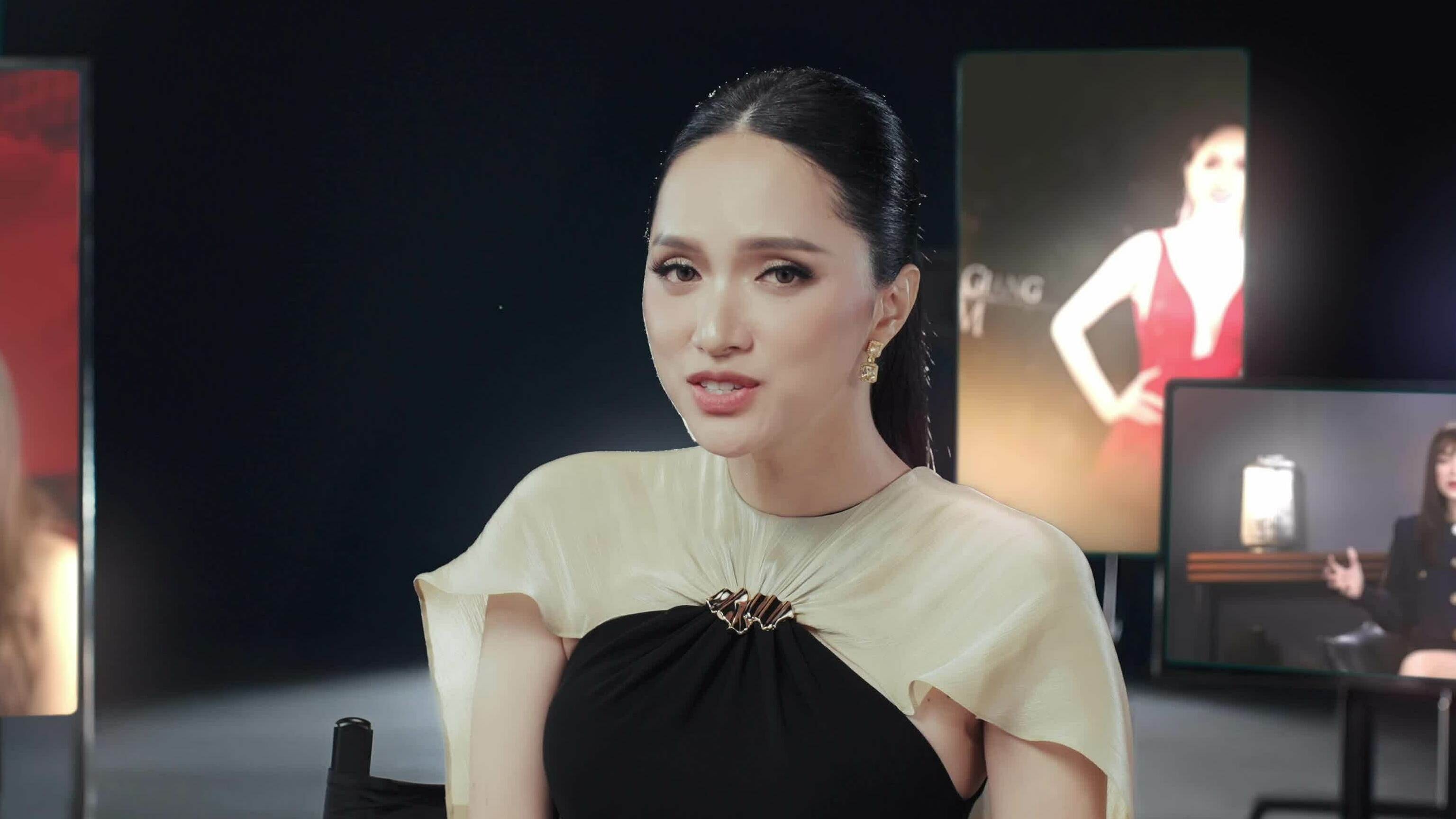 Hương Giang trong video gửi đến ban tổ chức Miss Universe