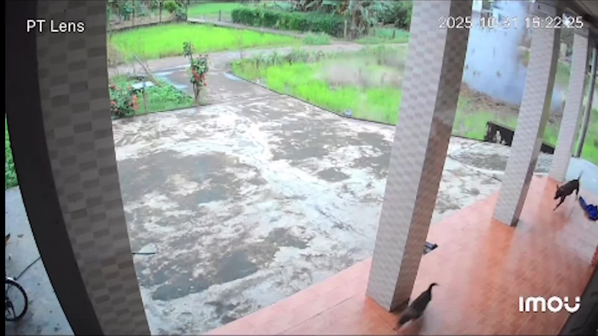 Vụ nổ gần nhà dân