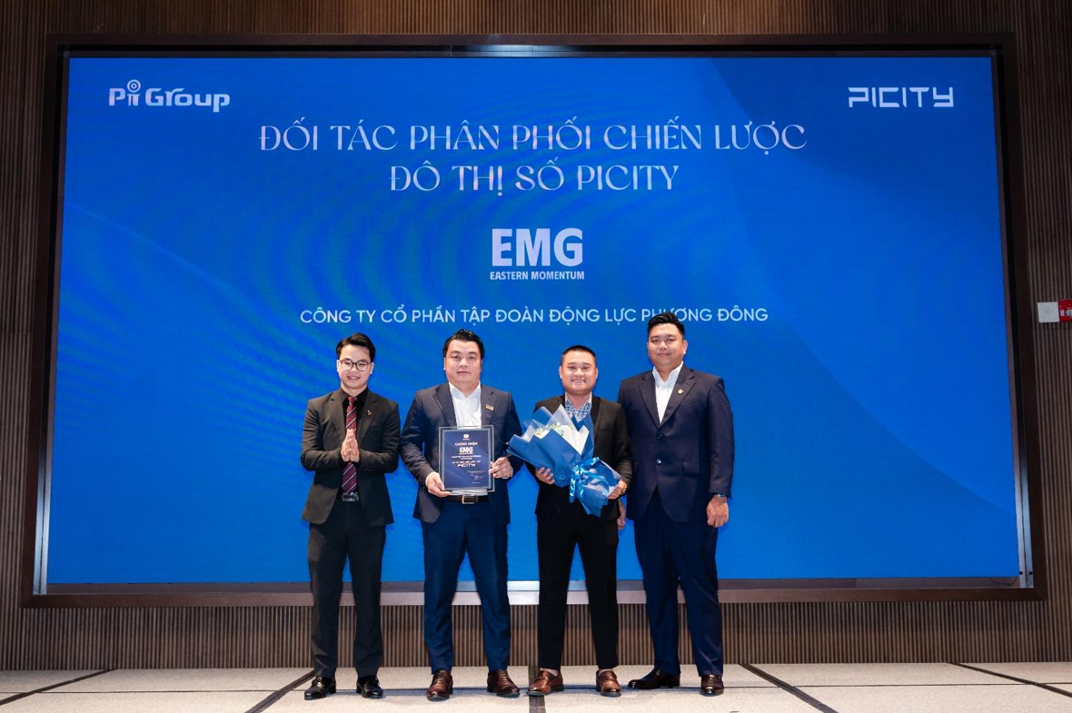 Phương Đông EMG sẽ đồng hành cùng Pi Group trong việc triển khai tiếp thị Đô thị số Picity.