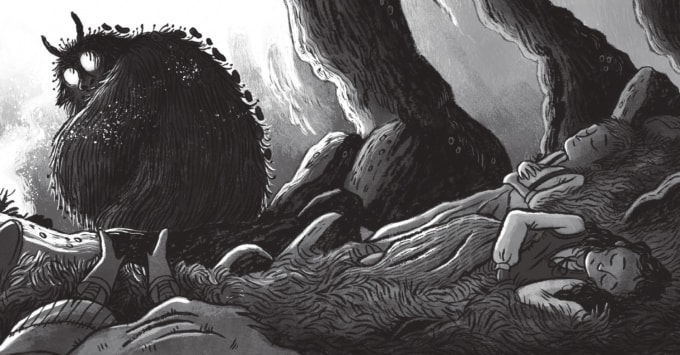 Tranh minh họa trong sách. Ảnh: NXB Trẻ