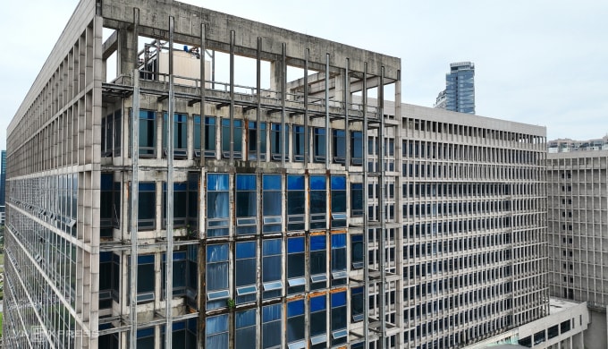 Trụ sở mới Bộ Ngoại giao ở mặt đường Lê Quang Đạo. Ảnh: Thanh Hải