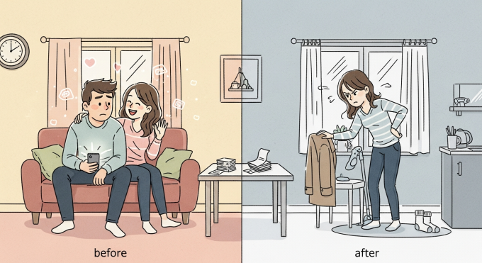 Mệt mỏi khi sống cùng bạn gái quá sạch sẽ, không chia sẻ tình phí