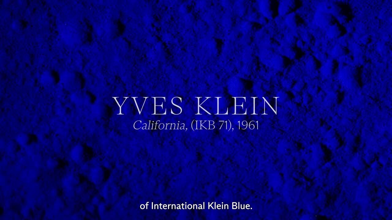 Christie's giới thiệu bức California của Yves Klein