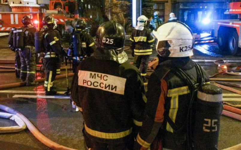 Nhiều vụ cháy đã được báo cáo tại một số địa điểm tại thành phố cảng Tuapse. Ảnh: Getty Images