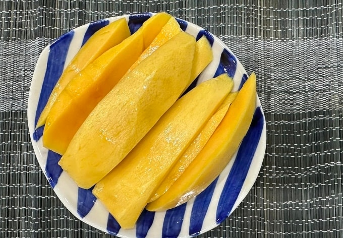 Xoài chín có chỉ số đường huyết trên 60. Ảnh: Anh Chi