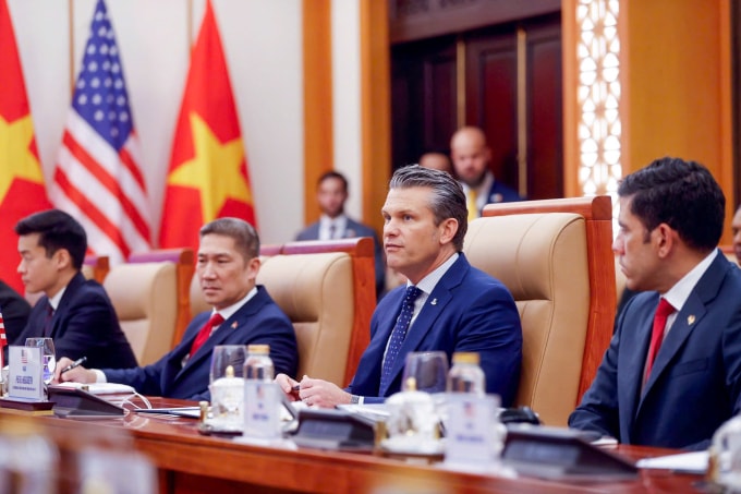 Ông Pete Hegseth, Bộ trưởng Chiến tranh Mỹ. Ảnh: Hoàng An