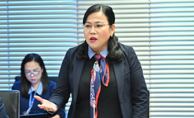 Chủ nhiệm Ủy ban Khoa học, Công nghệ và Môi trường Nguyễn Thanh Hải phát biểu tại phiên họp tổ, sáng 3/11. Ảnh: Hoàng Phong