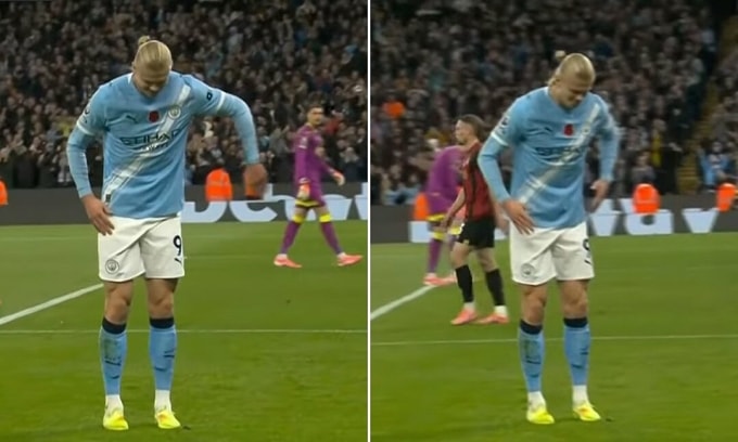 Điệu nhảy robot của Haaland.