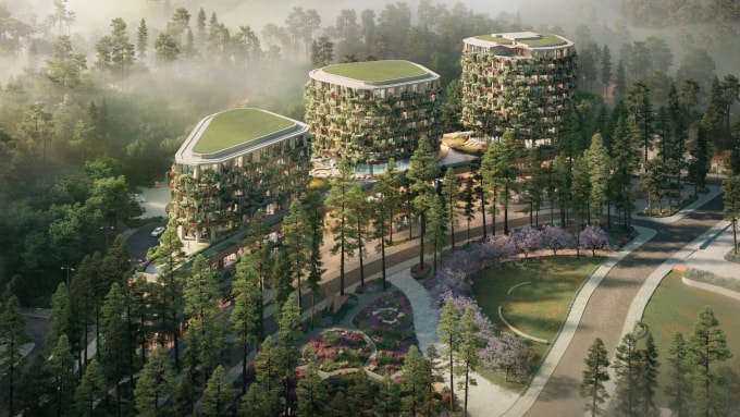 Phối cảnh HAUS Residences tại dự án HAUS Da Lat. Ảnh: HAUS Da Lat