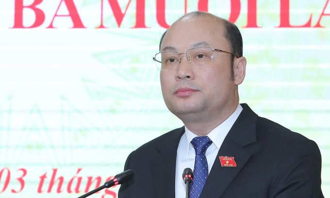 Tân Phó chủ tịch UBND tỉnh Thanh Hoá Cao Văn Cường. Ảnh: Lê Hoàng