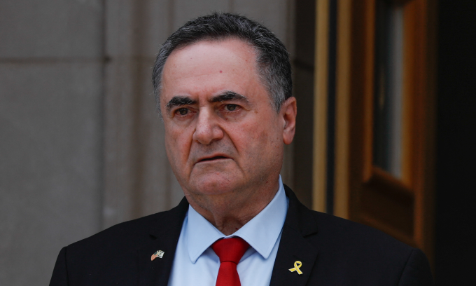 Bộ trưởng Quốc phòng Israel Katz tại Washington, Mỹ hồi tháng 7. Ảnh: AFP