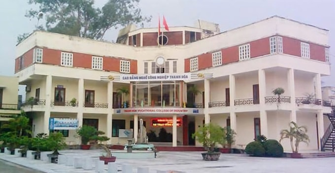 Trường Cao đẳng Nông nghiệp Thanh Hóa nơi xảy ra vụ việc. Ảnh: Lam Sơn