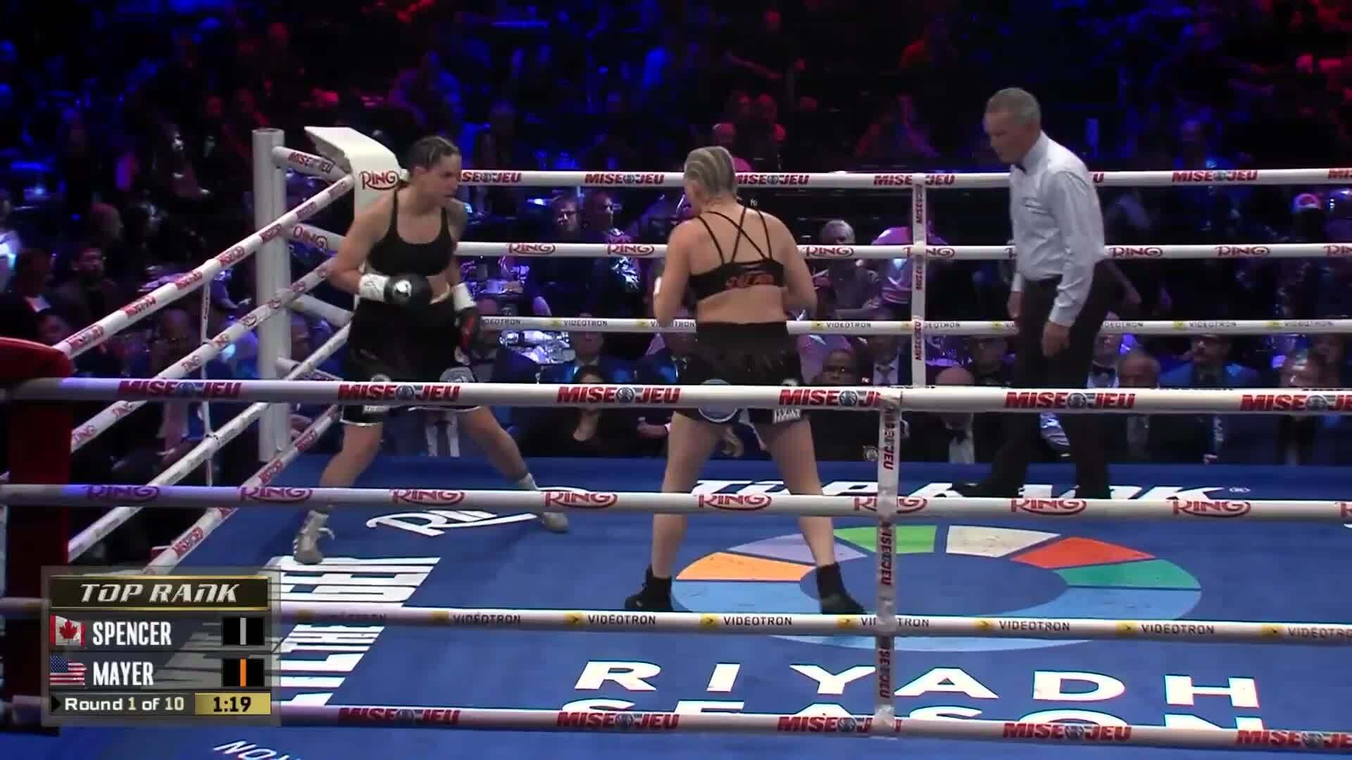 Diễn biến chính trận Mikaela Mayer thắng Mary Spencer