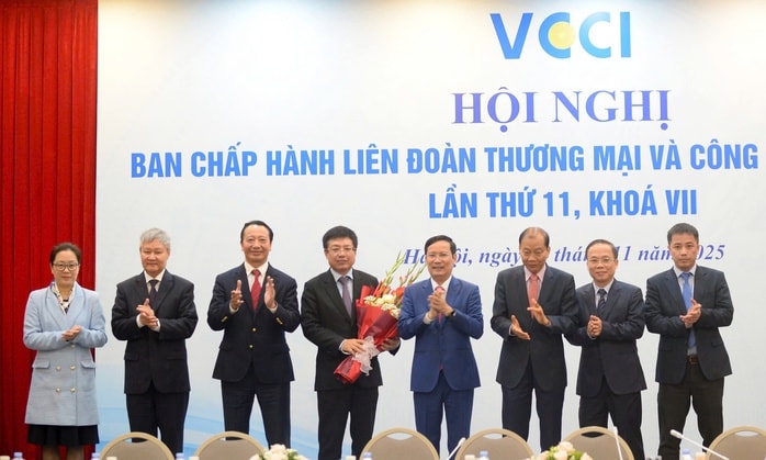 - Ảnh 1. Ông Hồ Sỹ Hùng được bầu làm Chủ tịch VCCI - Ảnh 1.