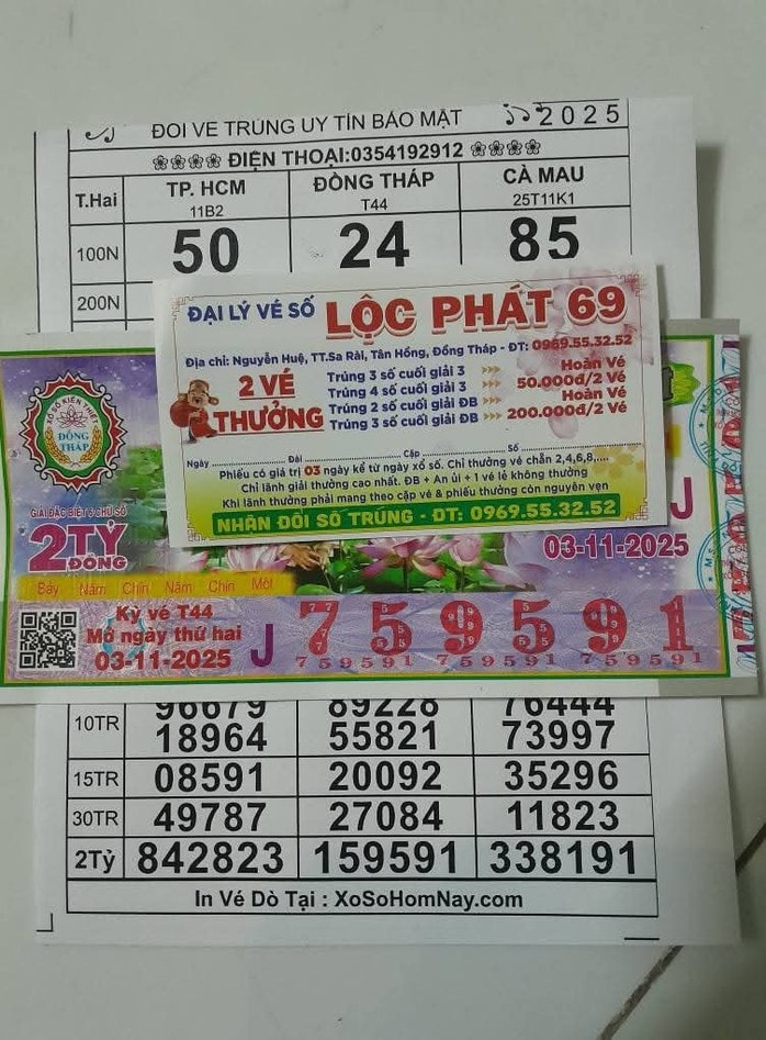 Kết quả Xổ số miền Nam ngày 3 - 11: Giải đặc biệt tại Đồng Tháp và TP HCM - Ảnh 5. Kết quả Xổ số miền Nam ngày 3 - 11: Giải đặc biệt tại Đồng Tháp và TP HCM - Ảnh 5.