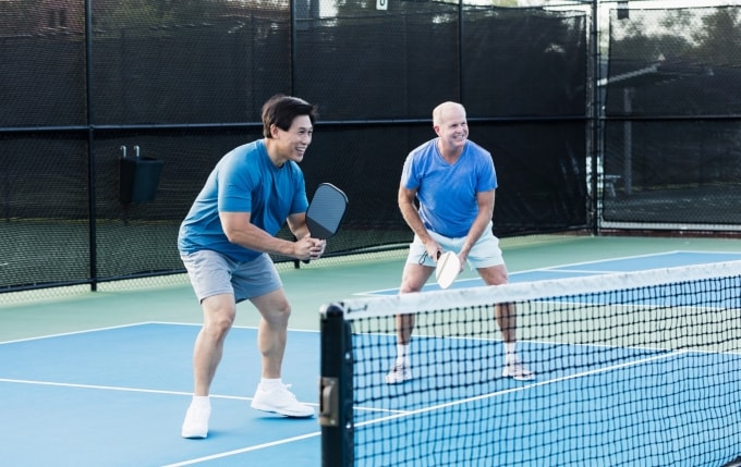 Người chơi pickleball ở California. Ảnh: Fox News