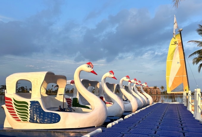 Tiện ích đạp vịt tại quần thể. Ảnh: Chủ đầu tư