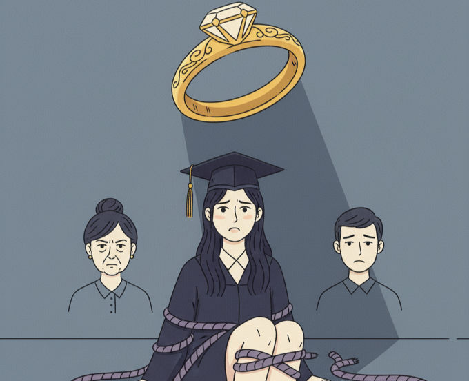 Mẹ không cho học tiếp nếu tôi từ chối cưới anh ở tuổi 20