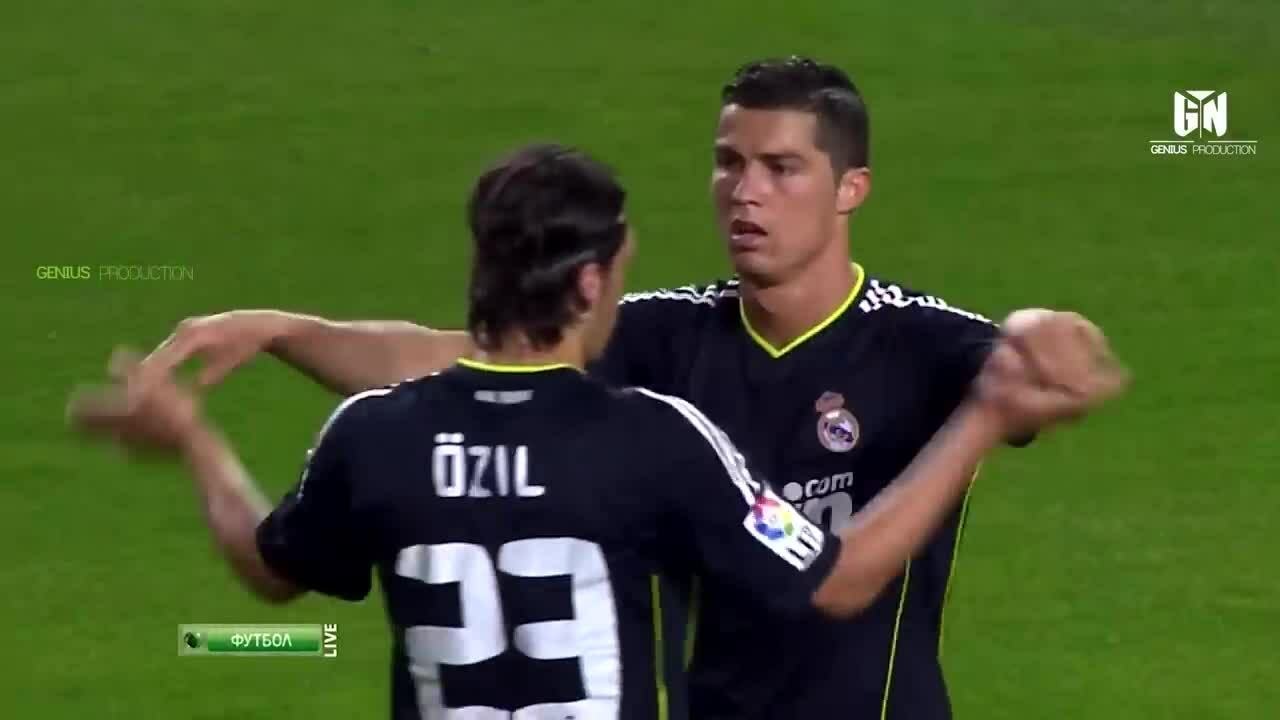 Những pha phối hợp ăn ý giữa Ronaldo với Ozil trong màu áo Real