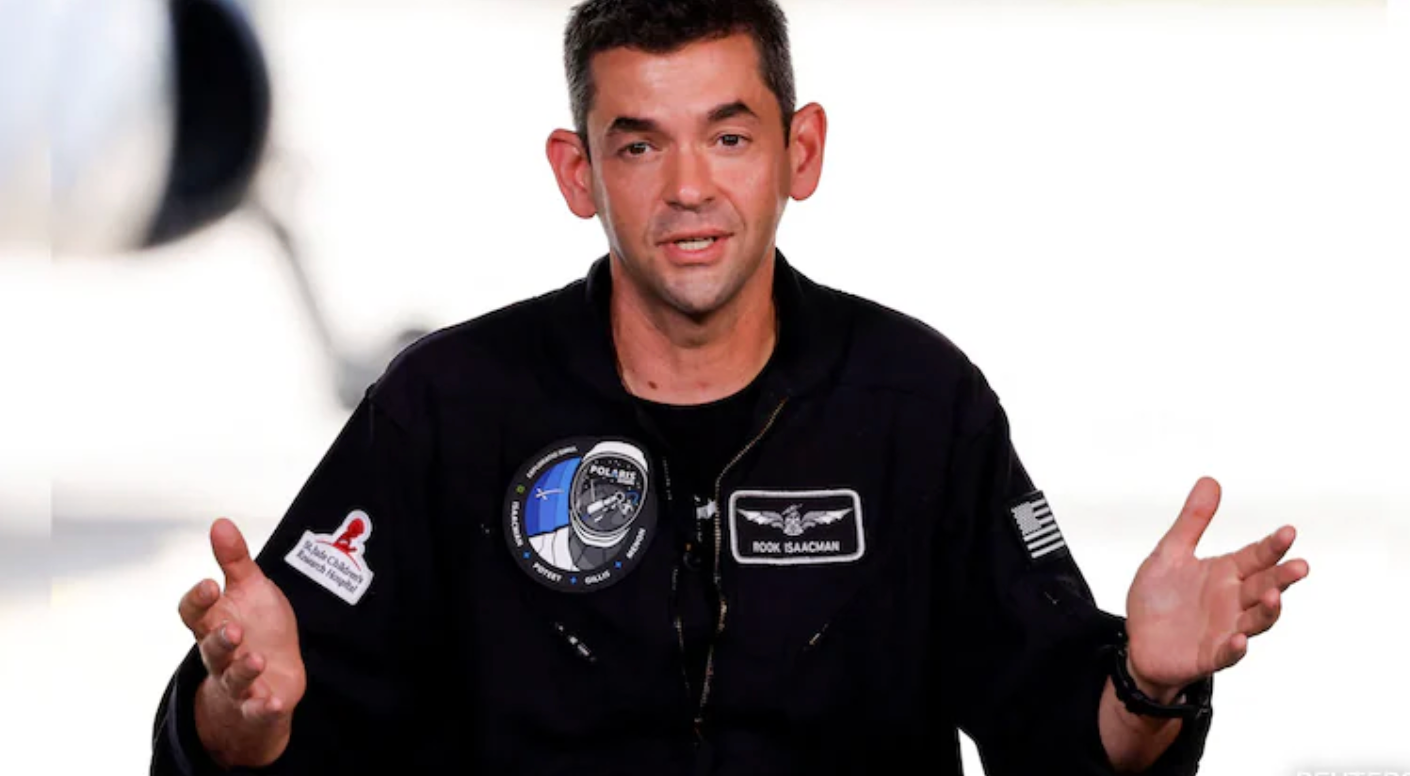 Phi hành gia Jared Isaacman. (Ảnh: Reuters)