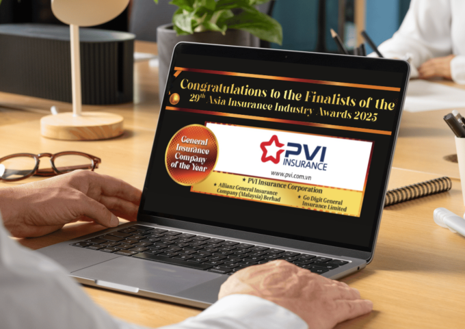 Bảo hiểm PVI được vinh danh trong top 3 Công ty Bảo hiểm Phi nhân thọ của năm tại Giải thưởng Bảo hiểm châu Á (Asia Insurance Industry Awards - AIIA) lần thứ 29. Ảnh: Bảo hiểm PVI