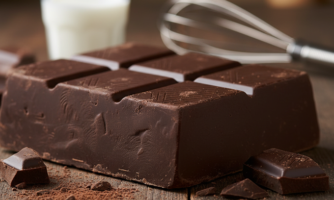 Chocolate đen chứa chất chống oxy hóa, giúp thư giãn. Ảnh: AI