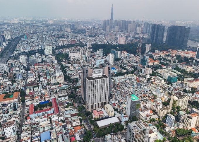 Bất động sản trung tâm TP HCM. Ảnh: Quỳnh Trần