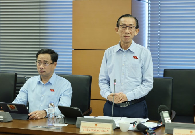 Đại biểu Quốc hội Trần Hoàng Ngân. Ảnh: Cổng TTĐT Quốc hội