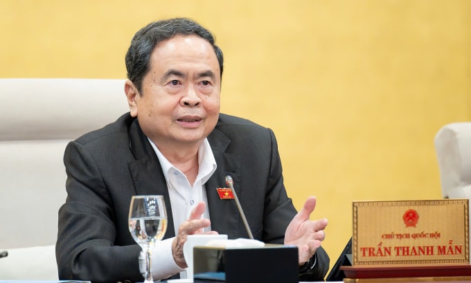 Chủ tịch Quốc hội Trần Thanh Mẫn. Ảnh: Cổng TTĐT Quốc hội