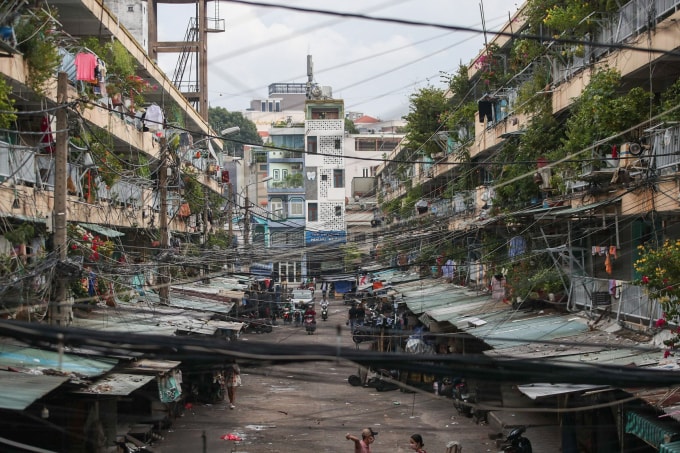 Một dự án chung cư cũ tại TP HCM. Ảnh: Quỳnh Trần