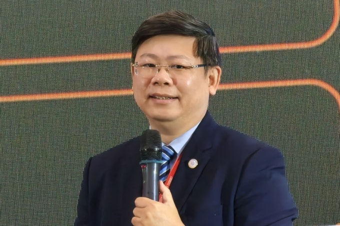 Phó Cục trưởng Cục Chuyển đổi số quốc gia Hoàng Hữu Hạnh. Ảnh: Trọng Đạt