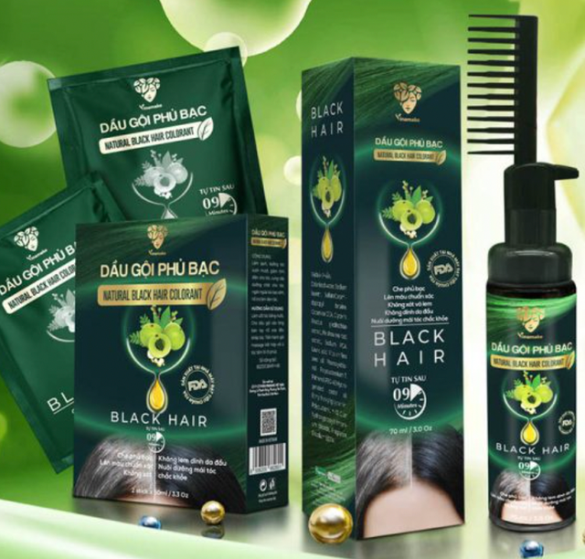 Dầu gội phủ bạc Vinamake bị thu hồi toàn quốc vì là hàng giả - Ảnh 1.