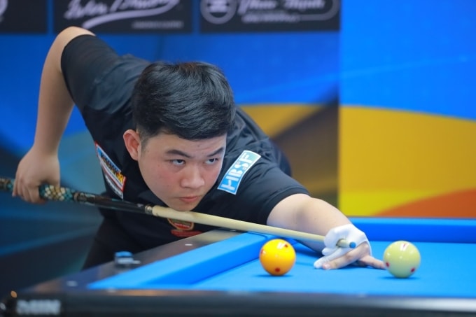 Cơ thủ Bao Phương Vinh sẽ ra quân World Cup Billiard Carom 3 băng chặng Gwangju, Hàn Quốc hôm nay 6/11. Ảnh: Đức Đồng