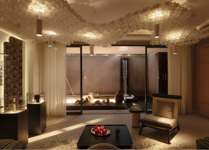 Tầng hầm trải nghiệm tại biệt thự mẫu đơn lập Retreat Forest, dự án Eco Retreat, phía Tây, TP HCM. Ảnh: MP