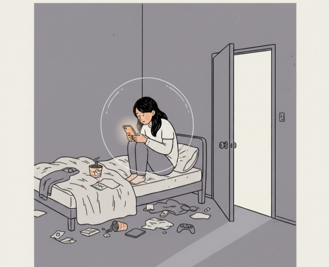 Em gái 20 tuổi vẫn để ba giặt quần áo giúp