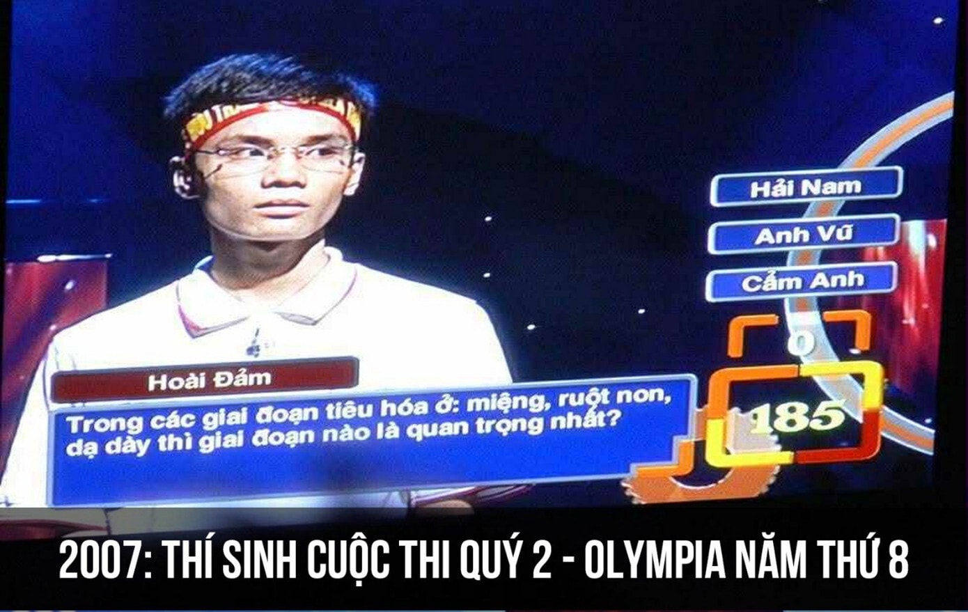 Hoài Đảm là thí sinh Olympia năm thứ 8. (Ảnh: NVCC)