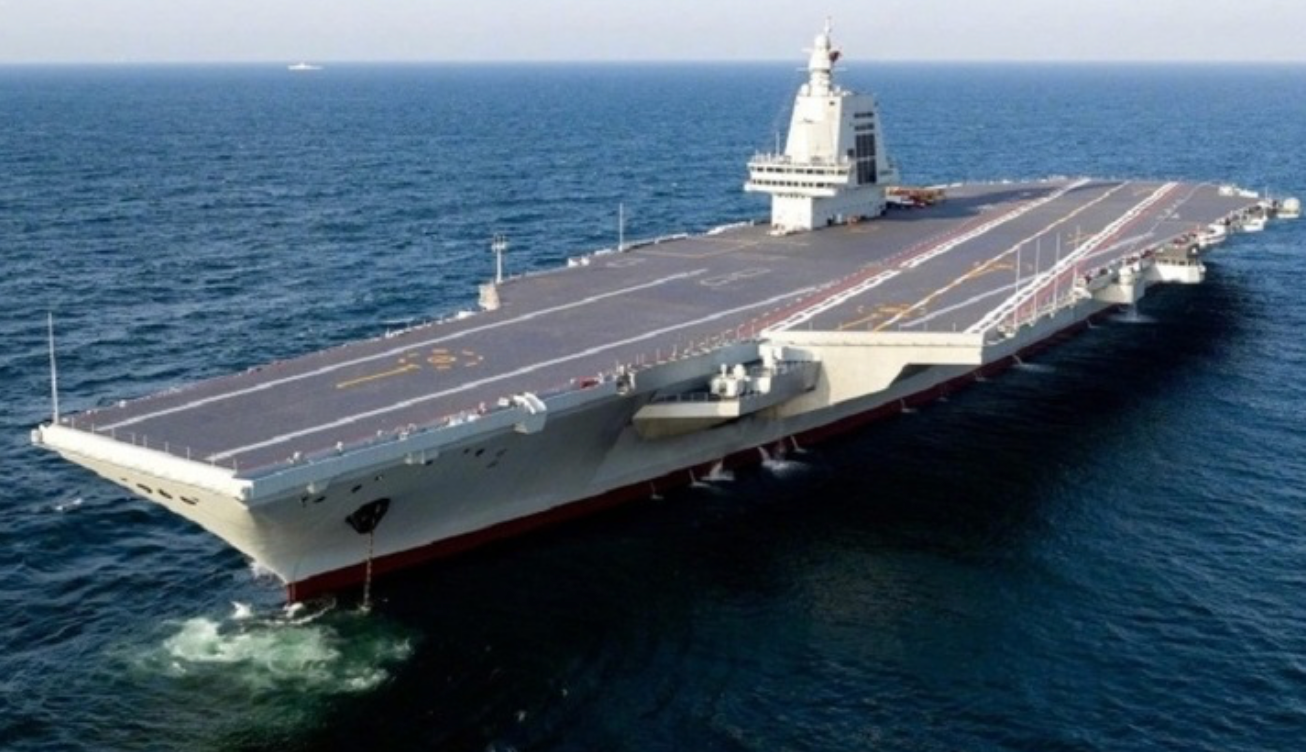 Siêu tàu sân bay Phúc Kiến của Trung Quốc. (Ảnh Military Watch)