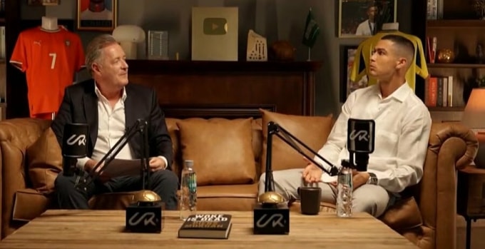 Ronaldo trong cuộc trò chuyện với MC Piers Morgan, mới được đăng tải ngày 6/11.