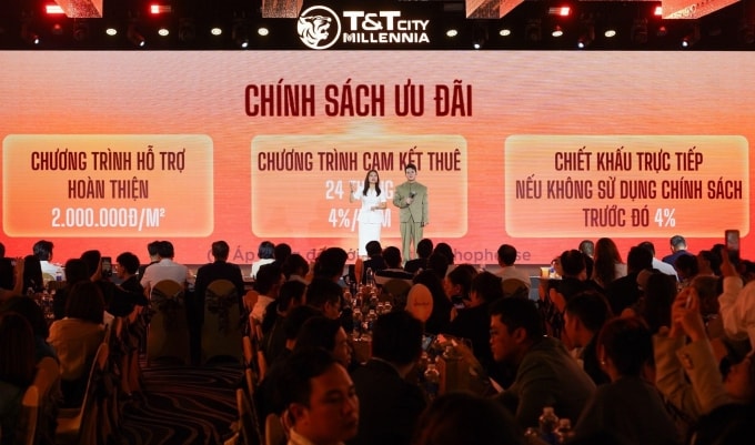 Chính sách bán hàng của T&T City Millennia được công bố tại sự kiện ngày 19/10. Ảnh: T&T Group