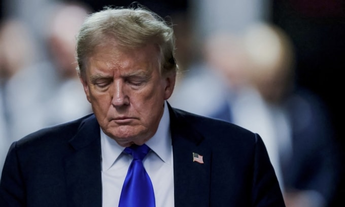 Ông Donald Trump tại New York hồi tháng 5/2024. Ảnh: Reuters