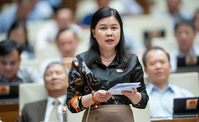 Phó chủ nhiệm Ủy ban Pháp luật và Tư pháp Nguyễn Phương Thủy. Ảnh: Media Quốc hội