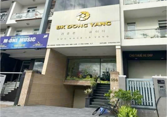 Cơ sở Spa núp bóng phòng khám. Ảnh: Công an TP HCM